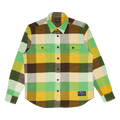 Noah Heavyweight Flannel "Brown/Green/Brown/Gold/Tan"