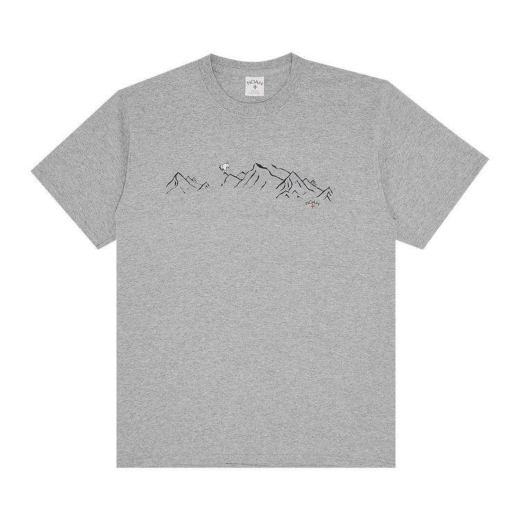 Noah Short-Sleeve Mountain Range Tee "Athletic Heather"