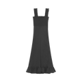 GANNI Crepe Dress "Black"