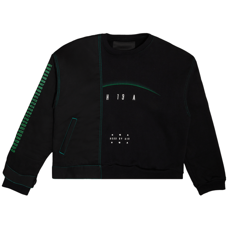 Hood By Air Panelled Sweatshirt "Black"