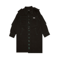 Hood By Air Twill Trench "Black"