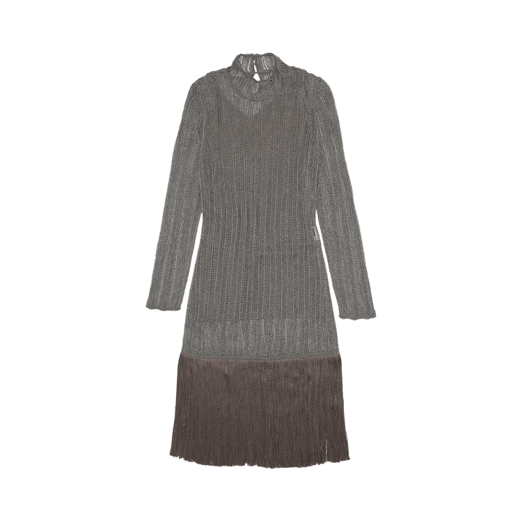 Fendi Fringed Viscose Lace Dress "Taboo"
