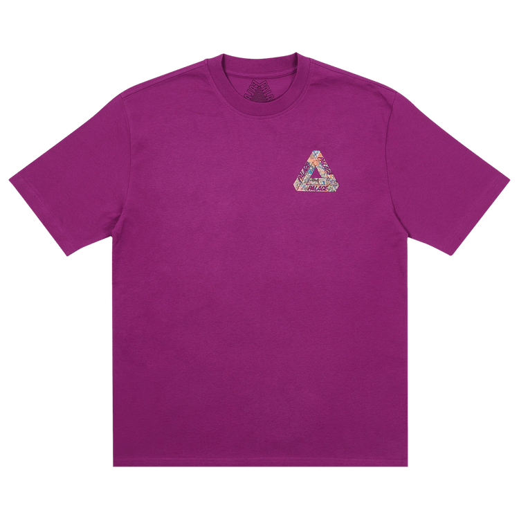 Palace Tri-Sticker Pack T-Shirt "Plum"