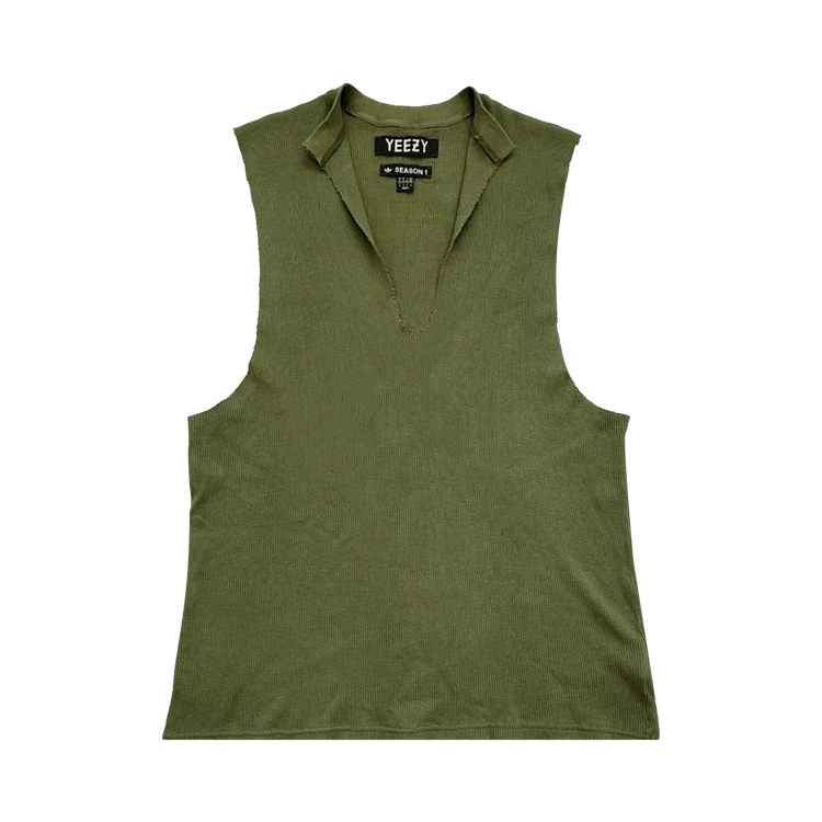 Yeezy Season 1 Sleeveless Shirt "Army Green"