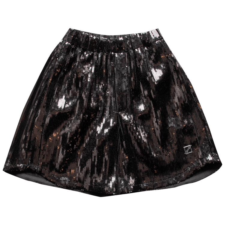 We11done Sequin Shorts "Black"