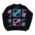 We11done Logo All Over Crewneck "Black"