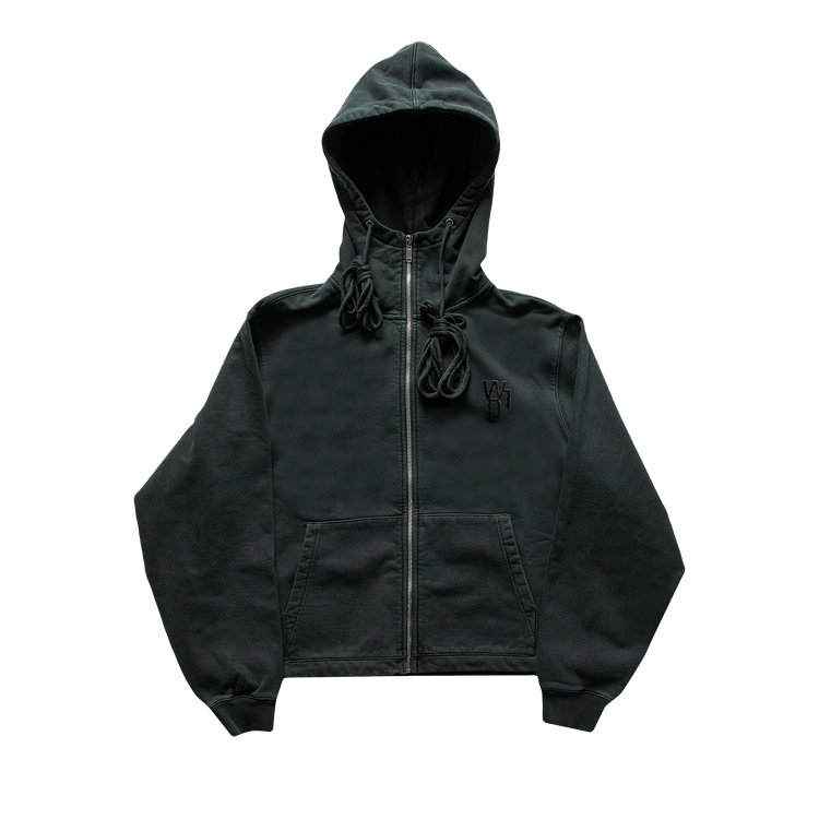 We11done Horror Movie Zip-Up Hoodie "Black"