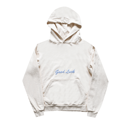 Mr. Saturday Good Luck Hoodie "White"