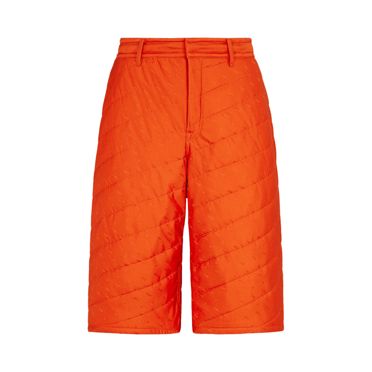 Fendi Padded Sky Twill Bermuda Shorts "Bitter"