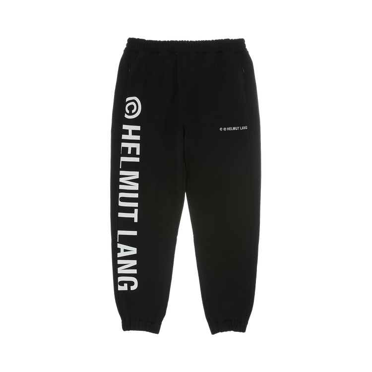 Helmut Lang Seam Logo Sweatpants "Black"