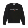 Helmut Lang Layer Logo Crewneck Sweatshirt "Black"
