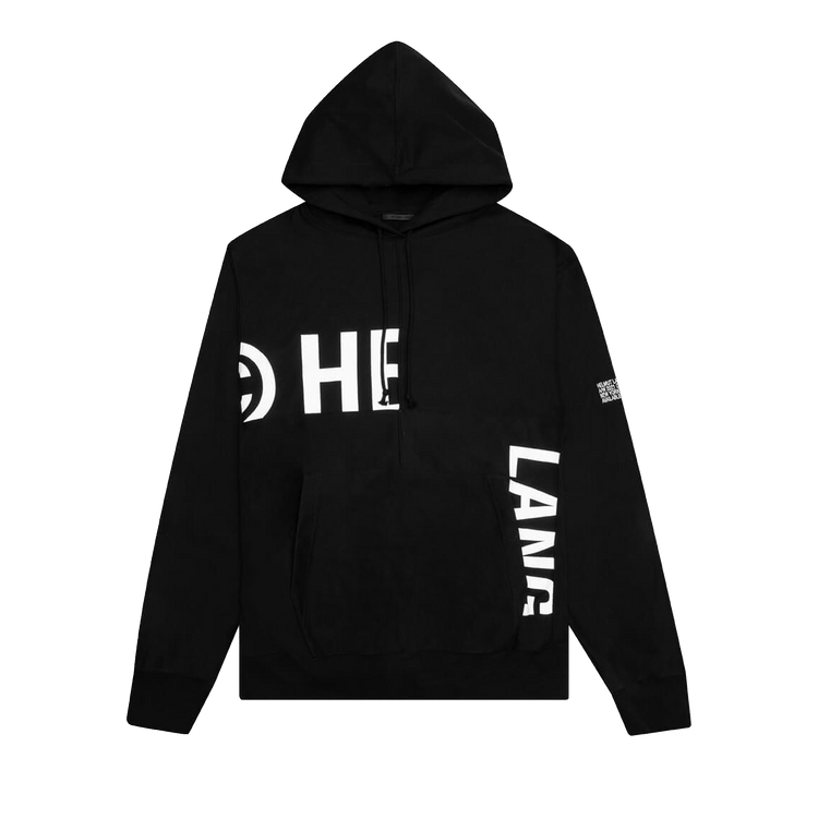 Helmut Lang Patchwork Logo Hoodie "Black"