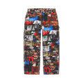 Supreme Nas and DMX Collage Double Knee Denim Painter Pant "Multicolor"
