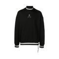 Mastermind World Logo Funnel Neck Sweatshirt "Black/Silver"