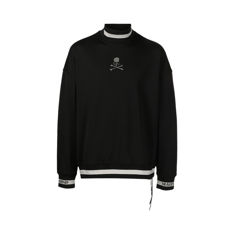 Mastermind World Logo Funnel Neck Sweatshirt "Black/Silver"
