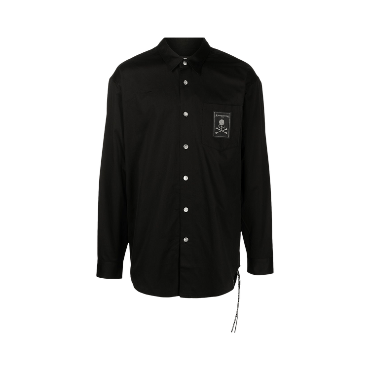Mastermind World Embroidered Logo Shirt "Black"