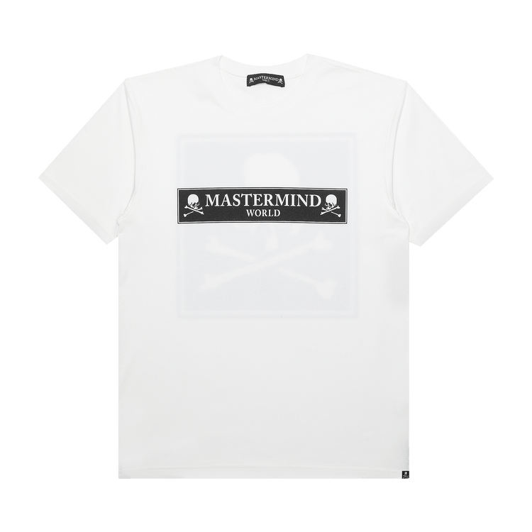 Mastermind World Skull Box Logo T-Shirt "White"