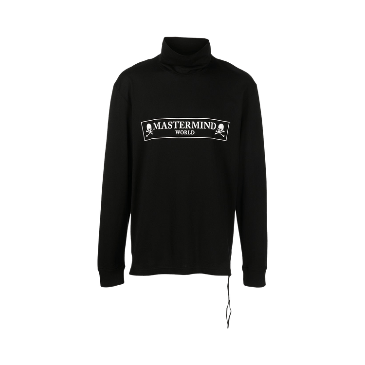 Mastermind World Skull Logo Funnel Neck Long-Sleeve T-Shirt "Black"