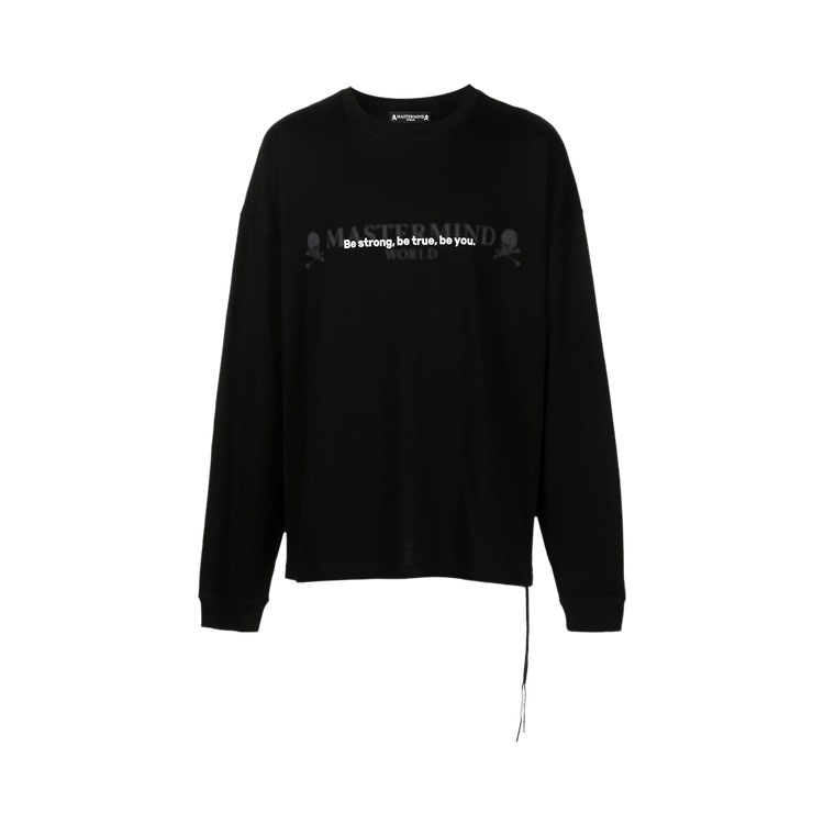 Mastermind World Slogan Long-Sleeve T-Shirt "Black"