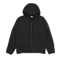Stone Island Hooded Real Down Jacket "Black"