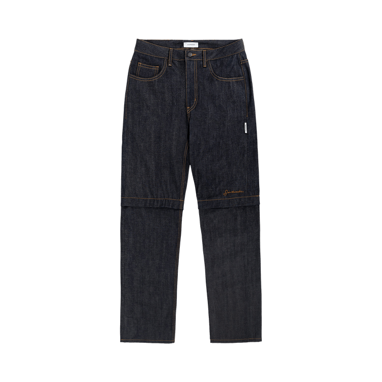 Saintwoods Zip-Off Denim Pants "Indigo"