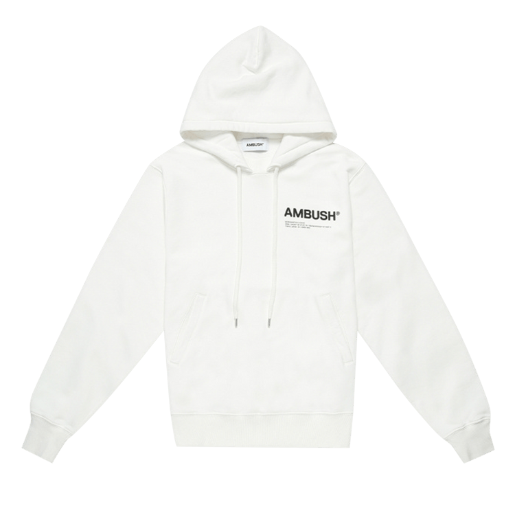 Ambush Fleece Workshop Hoodie "Tofu/Black"