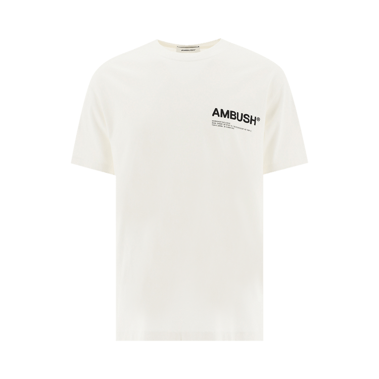 Ambush Jersey Workshop T-Shirt "Tofu/Black"