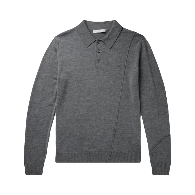 A-Cold-Wall* Merino Knitted Polo "Flint"