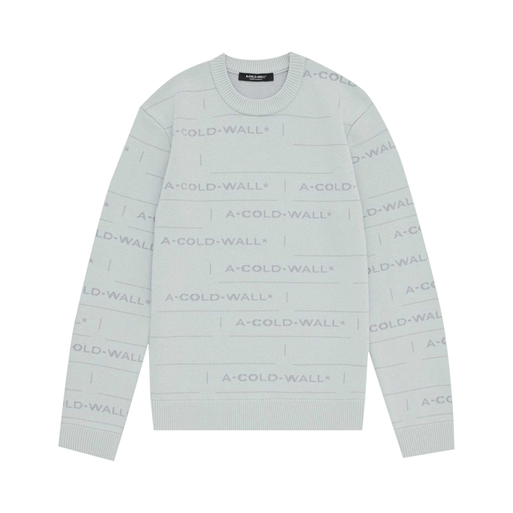 A-Cold-Wall* Chain Jacquard Knit "Ice Grey"
