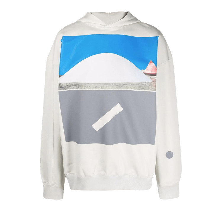 A-Cold-Wall* Hemisphere Print Hoodie "Chalk"