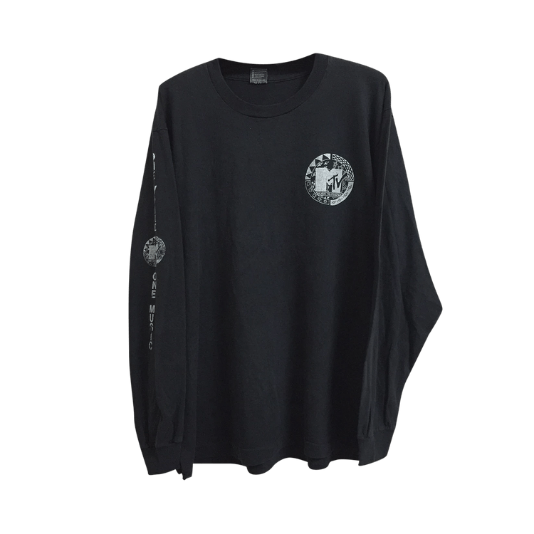 Vintage MTV Long-Sleeve Tee "Black"