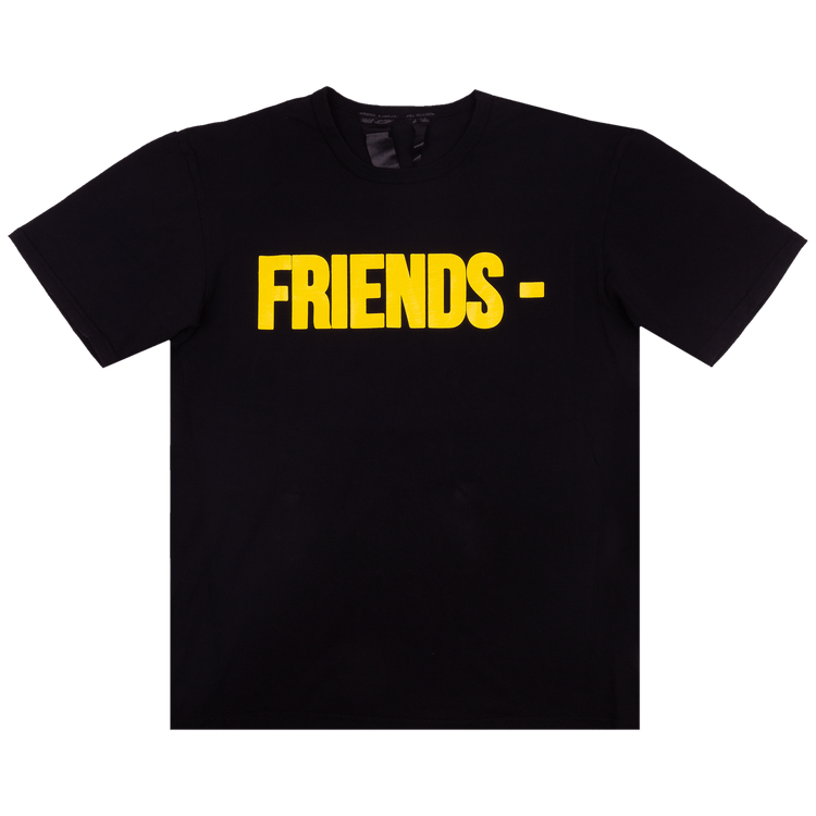 Vlone Friends T-Shirt "Black/Yellow"