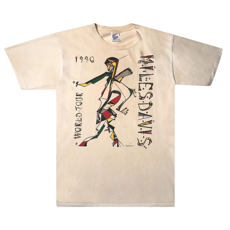 Vintage Miles Davis Last Tour Tee "Black"