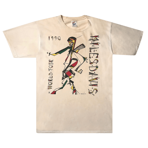 Vintage Miles Davis Last Tour Tee "Black"