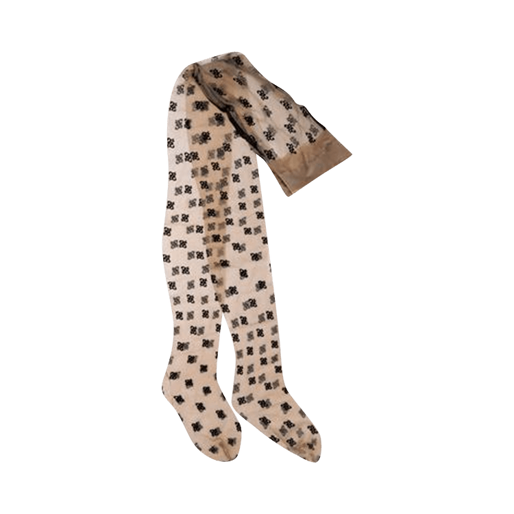Fendi FF Karligraphy Tights "Nude"