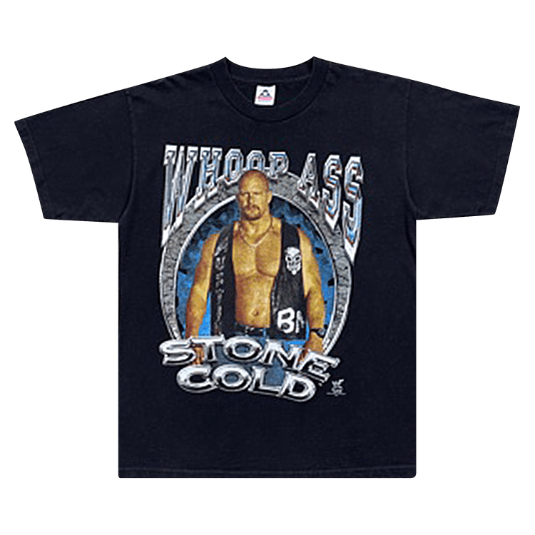 Vintage Stone Cold Steve Austin Whoop Ass Tee "Black"