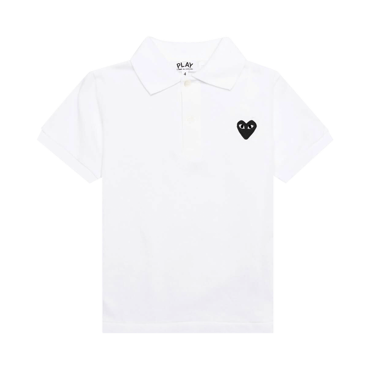 Comme des Garçons PLAY Emblem Polo Shirt "White"