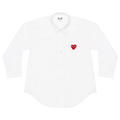 Comme des Garçons PLAY Button Up Shirt "White"