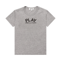 Comme des Garçons PLAY Small Text T-Shirt "Grey"