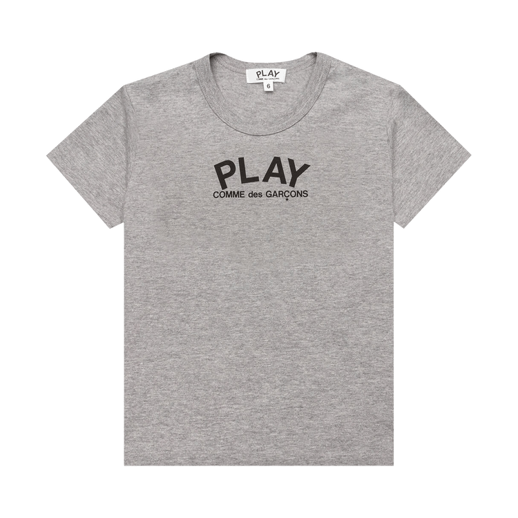 Comme des Garçons PLAY Small Text T-Shirt "Grey"