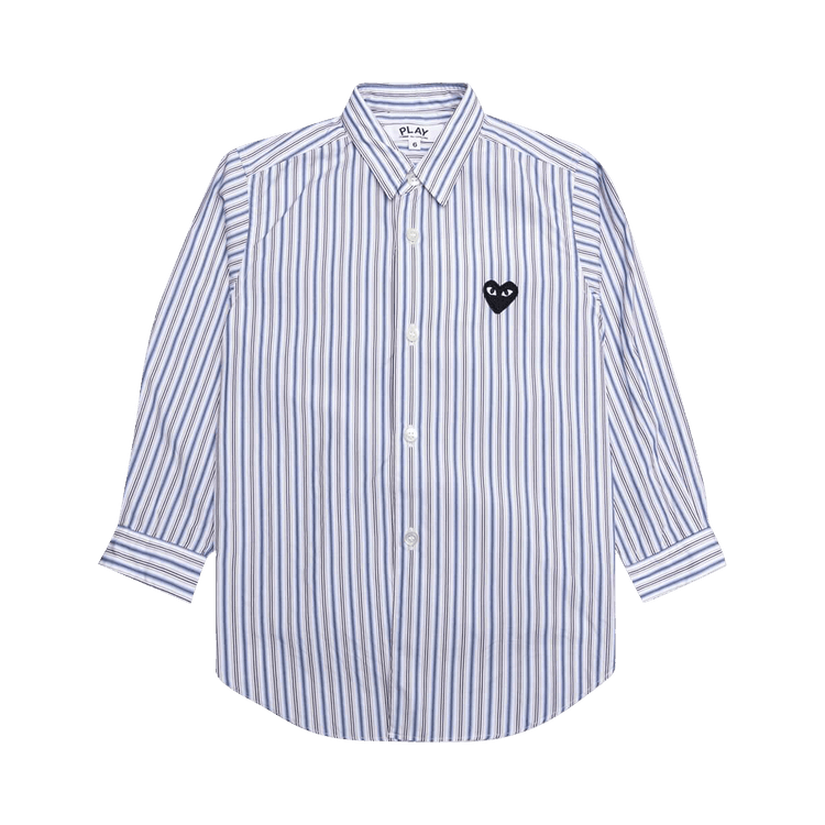 Comme des Garçons PLAY Striped Shirt "Blue/White/Black"