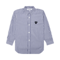 Comme des Garçons PLAY Striped Shirt "White/Blue"