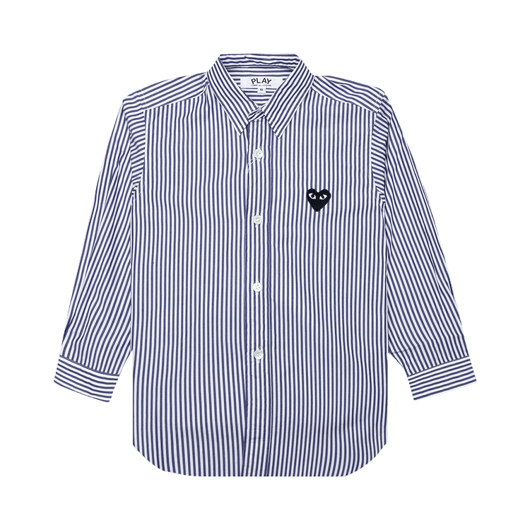 Comme des Garçons PLAY Striped Shirt "White/Blue"