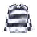 Comme des Garçons PLAY Little Heart Striped Long-Sleeve T-Shirt "Navy/White"