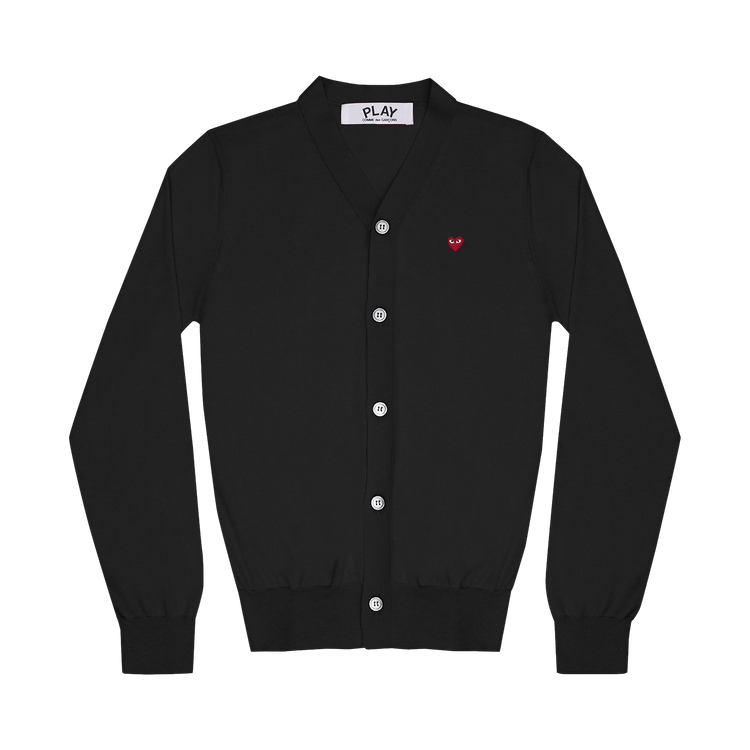 Comme des Garçons PLAY Little Heart Cardigan "Black"