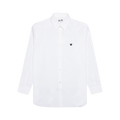 Comme des Garçons PLAY Small Heart Button Down "White"