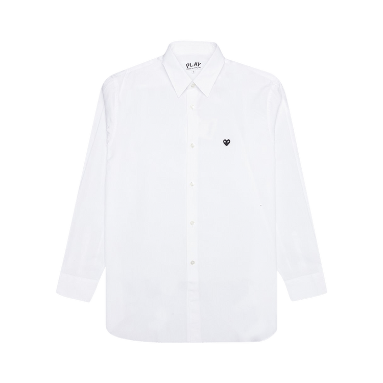 Comme des Garçons PLAY Small Heart Button Down "White"