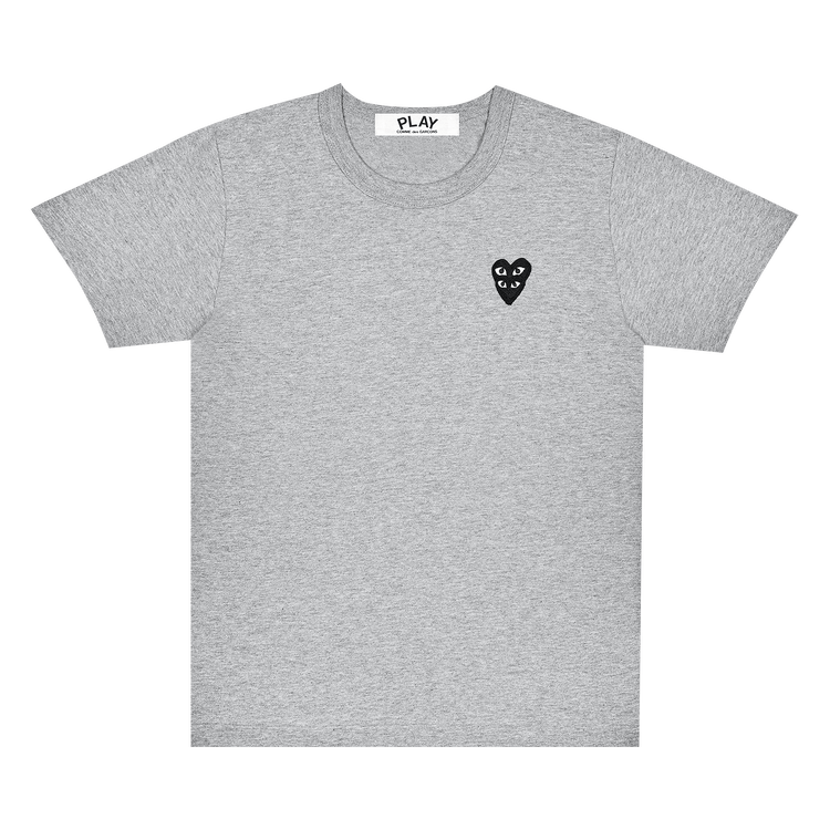 Comme des Garçons PLAY Stacked Heart Short-Sleeve T-Shirt "Grey"