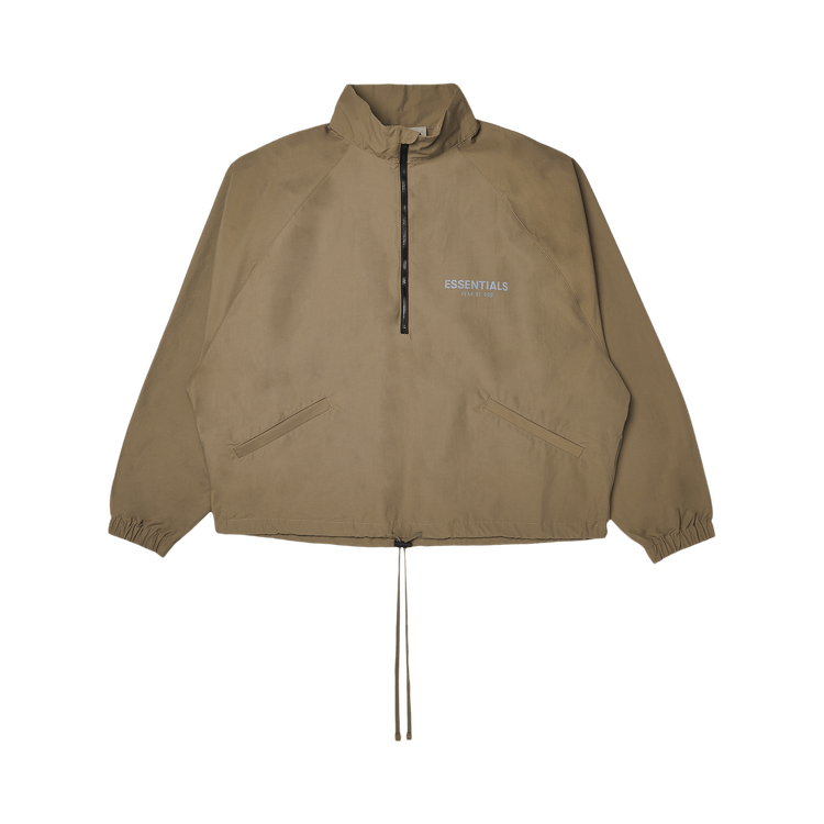 Fear of God Essentials Half Zip Track Jacket "Harvest"