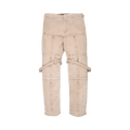 Vintage Helmut Lang Zipper Cargo Pants "Cream"